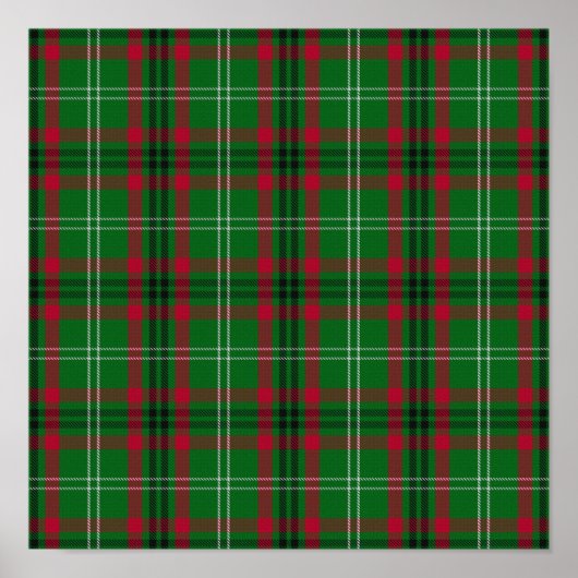 US-Staat Tartan - Arkansas - Digitaler Download Poster (Vorne)