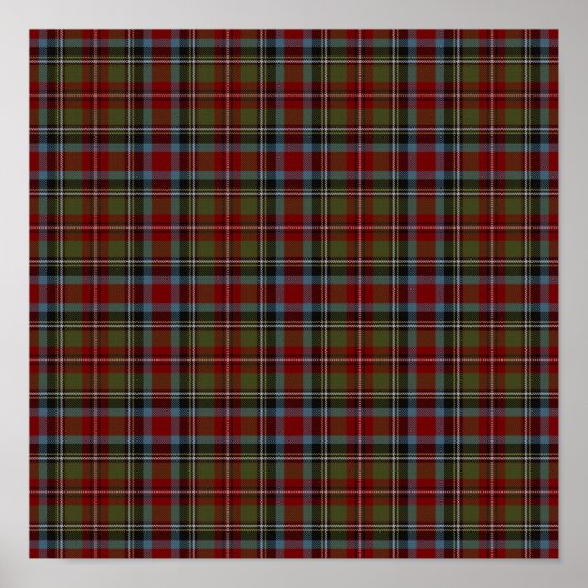US-Staat Tartan - Carolinas - Digitaler Download Poster (Vorne)