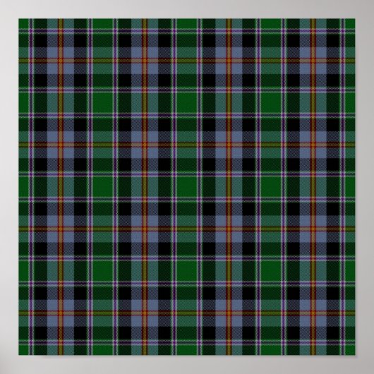 US-Staat Tartan - Colorado - Digitaler Download Poster (Vorne)
