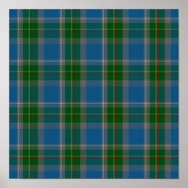 US-Staat Tartan - Connecticut - Digitaler Download Poster