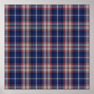 US-Staat Tartan - Florida - Digitaler Download Poster