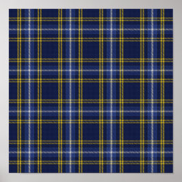 US-Staat Tartan - Indiana - Digitaler Download Poster