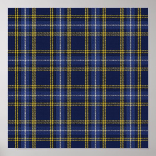 US-Staat Tartan - Indiana - Digitaler Download Poster (Vorne)