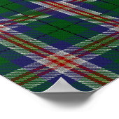 US-Staat Tartan - Kentucky - Digitaler Download Poster (Ecke)