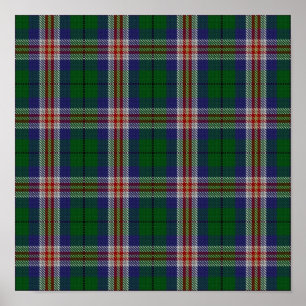 US-Staat Tartan - Kentucky - Digitaler Download Poster