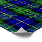 US-Staat Tartan - Louisiana - Digitaler Download Poster (Ecke)