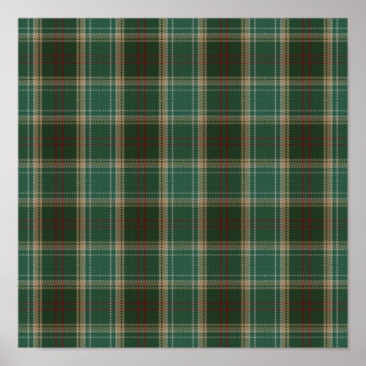 US-Staat Tartan - Michigan - Digitaler Download Poster (Vorne)
