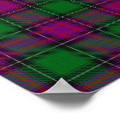 US-Staat Tartan - New Hampshire - Digitaler Downlo Poster (Ecke)