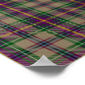 US-Staat Tartan - Oregon - Digitaler Download Poster (Ecke)