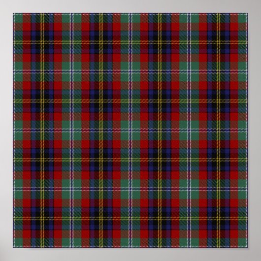 US-Staat Tartan - SD Black Hills - Digitaler Downl Poster (Vorne)