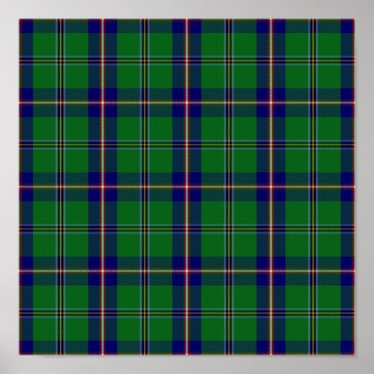 US-Staat Tartan - Washington - Digitaler Download Poster (Vorne)