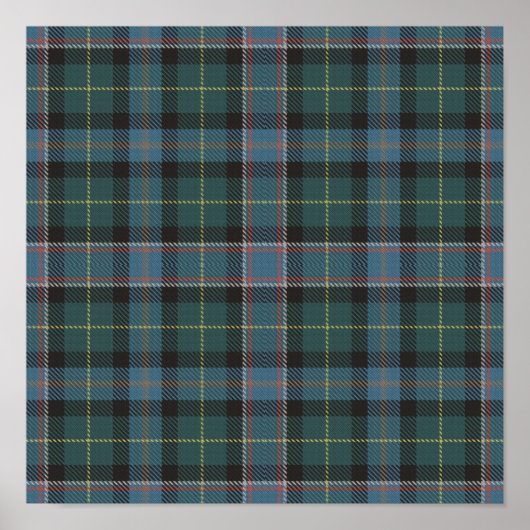 US-Staat Tartan - Wisconsin - Digitaler Download Poster (Vorne)
