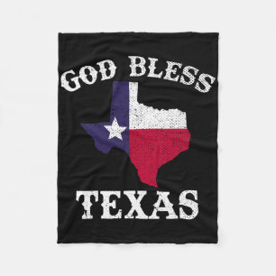 US-Staat Texas Flag Texan God Bless Texas Fleecedecke