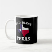 US-Staat Texas Flag Texan God Bless Texas Kaffeetasse (Links)