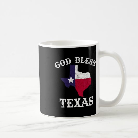 US-Staat Texas Flag Texan God Bless Texas Kaffeetasse (Rechts)