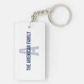 US-Staat Washington Monogram Acrylic Schlüsselanhä Schlüsselanhänger (Rückseite)