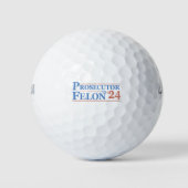 US-Staatsanwalt Vs Felon American Election 2024 T Golfball (Vorderseite)