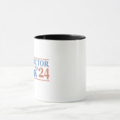 US-Staatsanwalt Vs Felon American Election 2024 T Tasse (Zentrum)