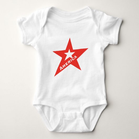 US-Star Baby Strampler (Vorderseite)