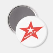 US-Star Magnet (Vorderseite/Rückseite)