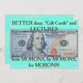 US-Star-Note 100 Dollar Mitteilungskarte (Vorne/Hinten)