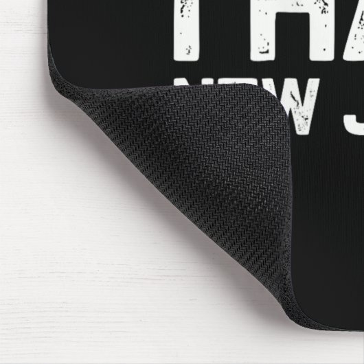 Us State Souvenir I Hate New Jersey V-neck Mousepad (Ecke)