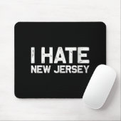 Us State Souvenir I Hate New Jersey V-neck Mousepad (Mit Mouse)