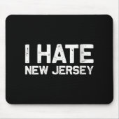 Us State Souvenir I Hate New Jersey V-neck Mousepad (Vorne)