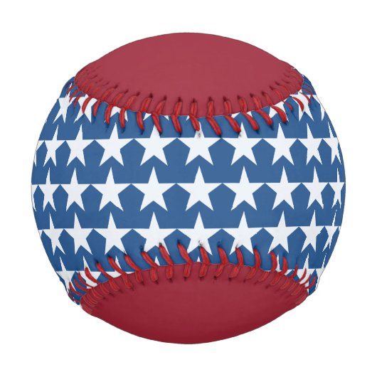US-Sternsterne personalisiert Baseball (Rückseite)