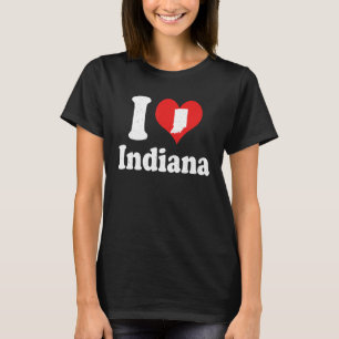 US Stolz Citizen America Liebe Staat I Heart India T-Shirt