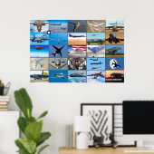 US-STRATEGISCHES BOMBERFLUGZEUG "MONTAGE" POSTER (Heimbüro)