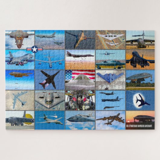 US-STRATEGISCHES BOMBERFLUGZEUG "MONTAGE" PUZZLE (Horizontal)
