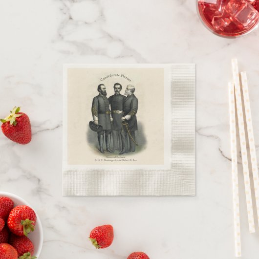 🎄 ✨ US-Südgenerals Zivile Kriegshelden Serviette (Beispiel)