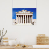 US Supreme Court Gebäude, Washington DC, USA Poster (Küche)