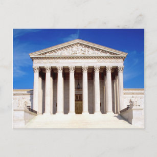 US Supreme Court Gebäude, Washington DC, USA Postkarte