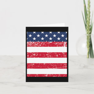 US-Tasche mit amerikanischer Flagge für den 4. Jul Karte