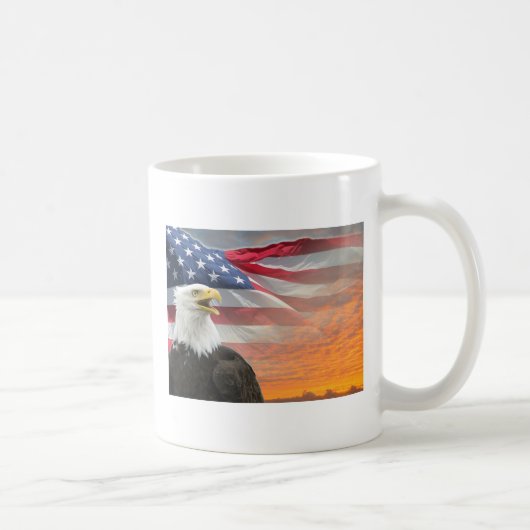 US-Tasse "Flag Eagle" Kaffeetasse (Rechts)