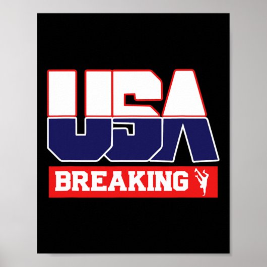 US Team Break Dancing - Men American Sp Poster (Vorne)
