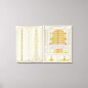 US-Tee, Kaffee, Zucker und Melasse-Importe 1891 Leinwanddruck
