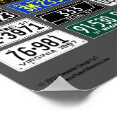 US-Teller-Plakat - 1957 Poster (Ecke)