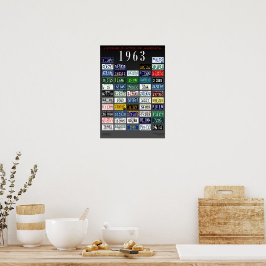 US-Teller-Plakat - 1963 Poster (Küche)