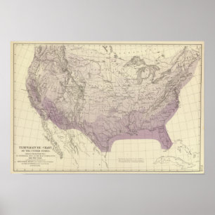 US-Temperatur Poster