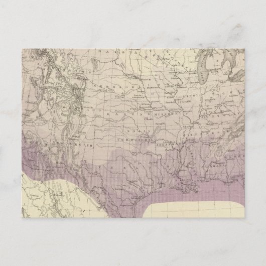 US-Temperatur Postkarte (Vorderseite)