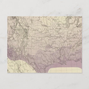 US-Temperatur Postkarte