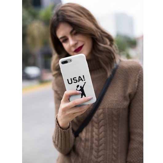 US-Tennisspieler mit Punkt als Ball Case-Mate iPhone Hülle