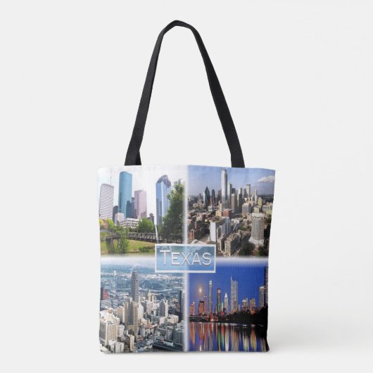 US Texas - Downtown Houston - Downtown Dallas - Tasche (Rückseite)