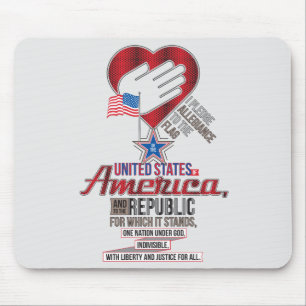 US-Treuegelöbnis Mousepad