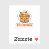 US Trumpkin macht Halloween wieder großartig Kostü Aufkleber (Blatt)