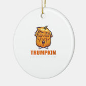 US Trumpkin macht Halloween wieder großartig Kostü Keramik Ornament (Links)