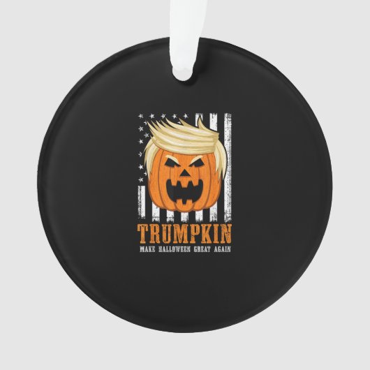 US Trumpkin macht Halloween wieder großartig Ornament (Vorderseite)